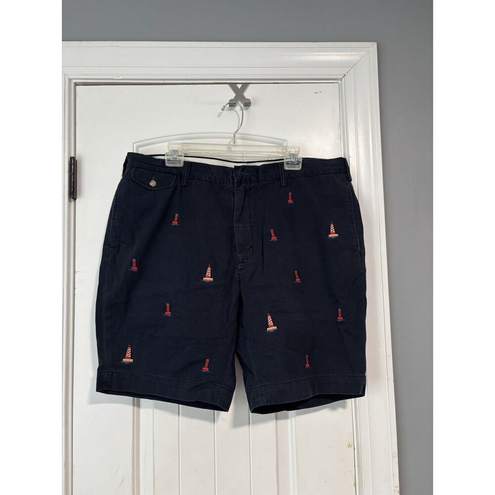 Polo Ralph Lauren‎ Mens Classic Fit Sailboat Bedford Classic Nautical Shorts 40